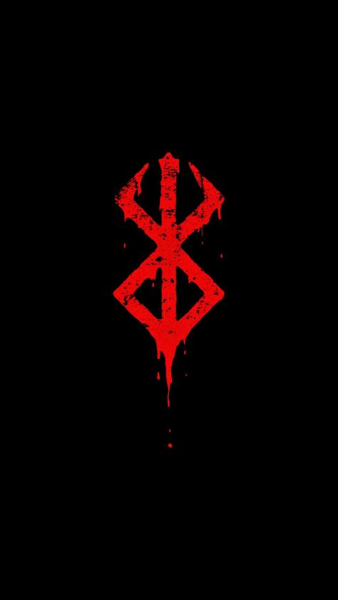 Beserk Sign, Berserk Symbol Wallpaper, Berserk Logo Wallpaper, Berserk Guts Wallpapers, Berserk Symbol, Berserk Logo, Berserk Wallpapers, Black Red Wallpaper, Guts Wallpaper