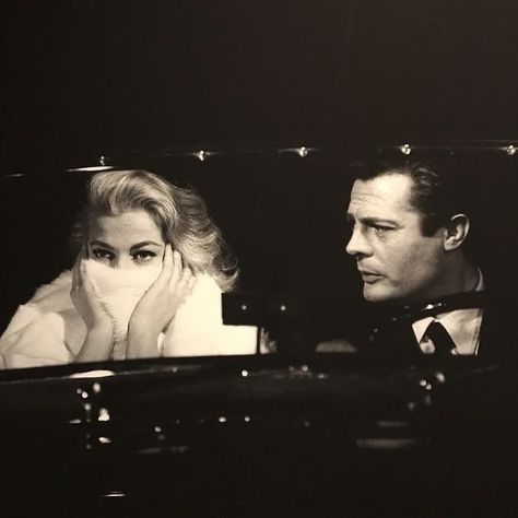 Federico Fellini, Anita Ekberg, Marcello Mastroianni, A Man, On Twitter, Twitter, On Instagram, Instagram