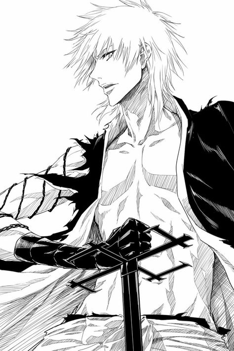 Dangai Ichigo Manga, Ichigo Bankai Manga, Ichigo True Bankai, Dangai Ichigo, Ichigo Fanart, Bleach Ichigo Bankai, Ichigo Kurosaki Wallpaper, Ichigo Manga, Bleach Pictures