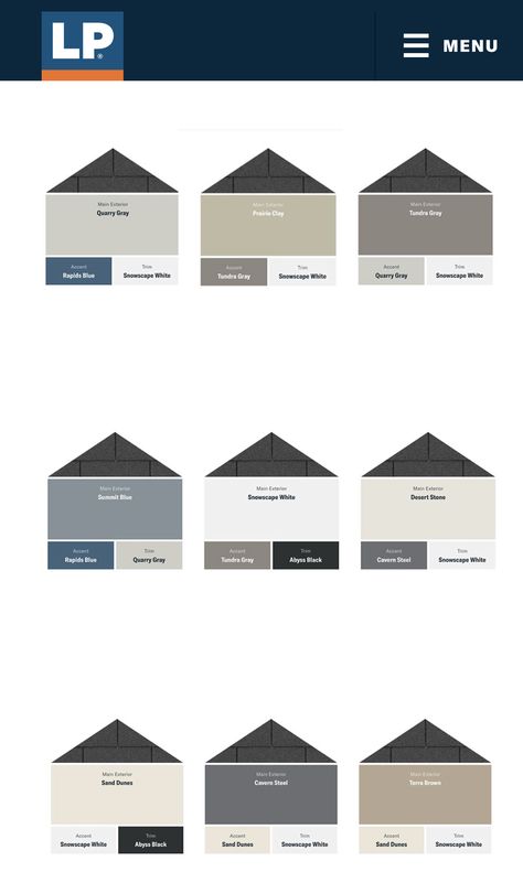 Two Tone Home Exterior, Two Tone Exterior House Colors Ideas, Light Grey Exterior House Colors Modern, Facade Colour Scheme, Textured Exterior Walls House, Dark Grey Roof House Colors, Gray Roof House, Modern Exterior Color Schemes, Woodland Grey Exterior Colour Schemes