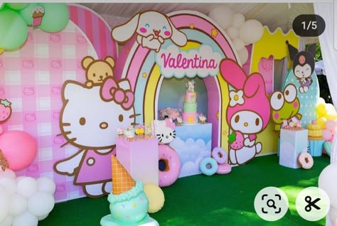 Hello Kitty And Friends Birthday Party, Sanrio Party Ideas, Hello Kitty And Friends Party, Sanrio Birthday Party, Sanrio Birthday, Sanrio Party, Hello Kitty Birthday Theme, Hello Kitty Theme Party, Hello Kitty Birthday Cake