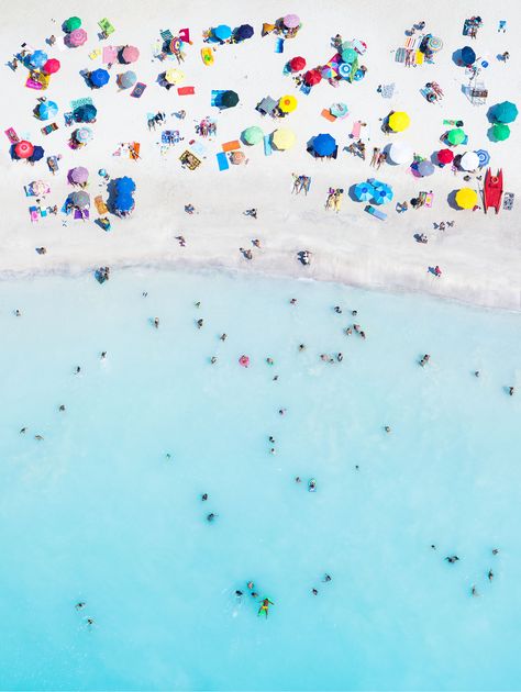 Italian Riviera - Antoine ROSE | Photographer Abstract Art Photography, Aerial Beach Photography, Contemporary Art Photography, Italian Riviera, Contemporary Photography, Beach Painting, Abstract Photography, Drone Photography, Pink Ring