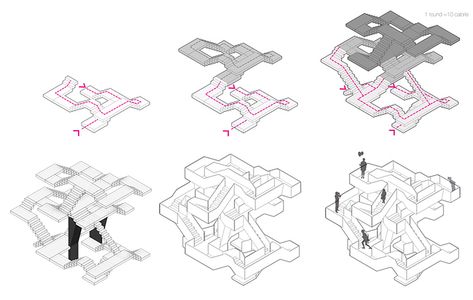 st_080215_018 | CONTEMPORIST Community Playground, Stairs Architecture, Concept Diagram, Diagram Architecture, Architecture Presentation, Concept Architecture, Contemporary Architecture, Labyrinth, Magazine Design