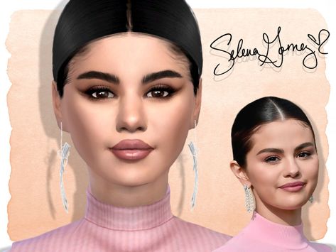 Sims 4 — Selena Gomez by Jolea — This is my Celebrity inspired Selena Gomez, hope you'll like it. If you want the Sim to Sims 4 Cc Selena Gomez, Celebrities Sims 4 Cc, Celebrities Sims 4, Sims 4 Celebrity Skin, Sims 4 Selena Gomez, Sims 4 Celebrity Mod, Sims 4 Famous Cc, Celebrity Sims 4 Cc, Sims 4 Celebrities