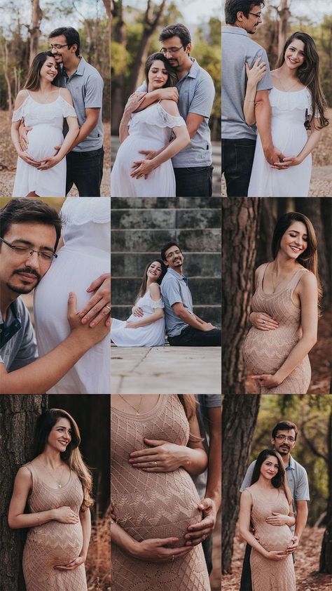 Maternity Shoot Dresses, Couple Maternity Poses, Birds Couple, Questioning Reality, Cute Pregnancy Photos, Baby Bump Photoshoot, Maternity Photography Family, Maternity Photography Poses Outdoors, Baby Announcement Photoshoot