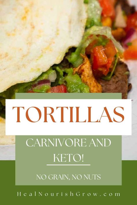 Carnivore Keto Tortilla Recipe: No Flour, All Animal Based! Keto Tortilla Recipe, Keto Tortilla, Carnivore Keto, Zero Carb Foods, Low Carb Soup Recipes, Keto Tortillas, Clean Dessert, Low Carb Low Fat Recipes, Animal Based