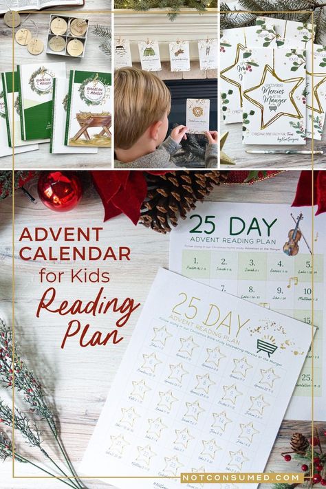 Looking for a creative way to tell the story of Jesus’s birth this Christmas? Get ideas and a free printable advent calendar reading plan for kids on the blog! Story Of Jesus Birth For Kids, The Story Of Jesus Birth For Kids, Christmas Bible Study, Advent Readings, Advent For Kids, Printable Advent Calendar, Advent Calendars For Kids, Christmas Bible, Christ Centered Christmas