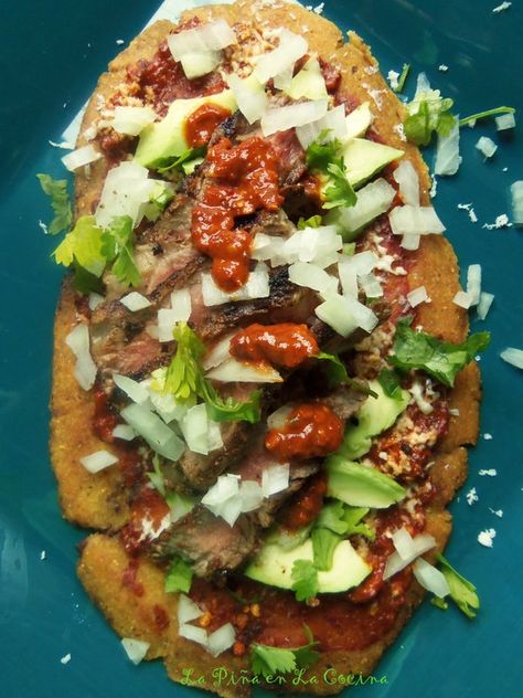 Huaraches~ Prepared with Masa Harina - La Piña en la Cocina Real Mexican Food, Mexican Huaraches, Homemade Corn Tortillas, Hispanic Kitchen, Mexican Cooking, Hispanic Food, Tex Mex Recipes, Grilled Steak, Latin Food