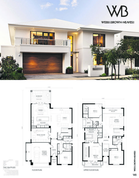 Best Floor Plans, Sketches Videos, Modern House Floor Plans, Two Story House, Casa Country, Layout Architecture, Beautiful House Plans, Modern Houses, House Blueprints