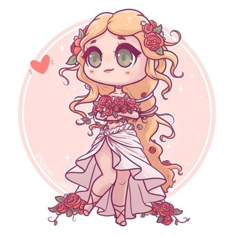 Aphrodite the Goddess of love! ❤️ because it’s Valentine’s Day and I couldn’t resist :3  Her hair and pose is a bit inspired by the… Naomi Lord, Birth Of Venus, Kawaii Chibi, Mythology Art, Goddess Of Love, Cute Kawaii Drawings, Chibi Drawings, Kawaii Animals, Cute Animal Drawings