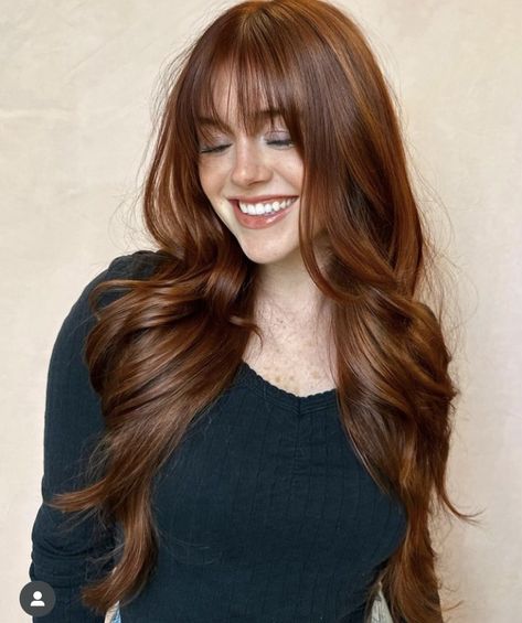 Warm Ginger Hair, Warm Red Brown Hair, Spring Red Hair Color, Cinnamon Brown Hair, Warm Hair Color, Blonde Shades, Cinnamon Hair, Honey Brown Hair, Color Balayage