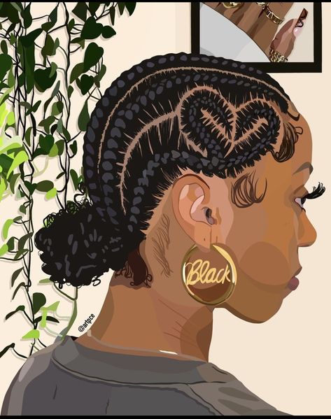 3d Hair Art, Hair Braid Art, Braid Aesthetic, Africa Art Design, Afro Curls, Natural Hair Art, I Love Being Black, Best Nature Images, Salon Art