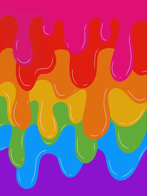 Rainbow Drip Art, How To Draw Drips, Drip Art Drawing, Paint Dripping Art, Rainbow Iphone Wallpaper, Drip Drawing, Paint Drip Design, Dripping Paint Art, Teaching Art Elementary