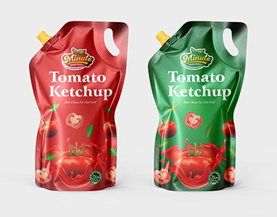 Design Label, Tomato Ketchup, Design Packaging, Ketchup, Label Design, Chip Bag, Product Design, Packaging Design, Adobe Photoshop