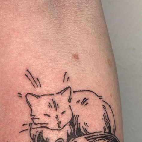 Passed Pet Tattoo, Memory Of Cat Tattoo, Pet Cat Tattoo, Memorial Pet Tattoos, Cat Memorial Tattoo, Cat Memorial Ideas, Pittsburgh Tattoo, Pet Memorial Tattoo, Pet Tattoos