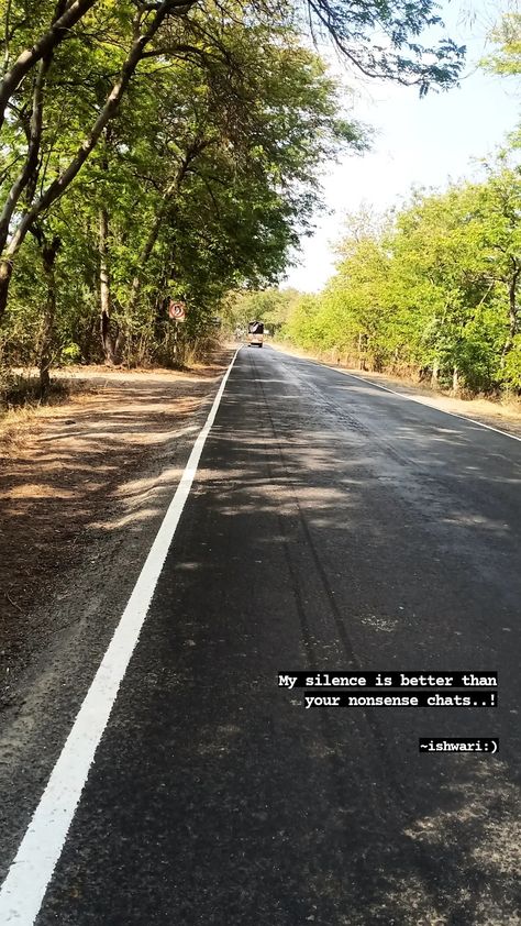 Places Captions For Instagram, Caption In Hindi, Bangalore Days, Road Photos, Road Trip Aesthetic, Silence Is Better, Trip Aesthetic, Chocolate Recipes Homemade, Quotes Hindi