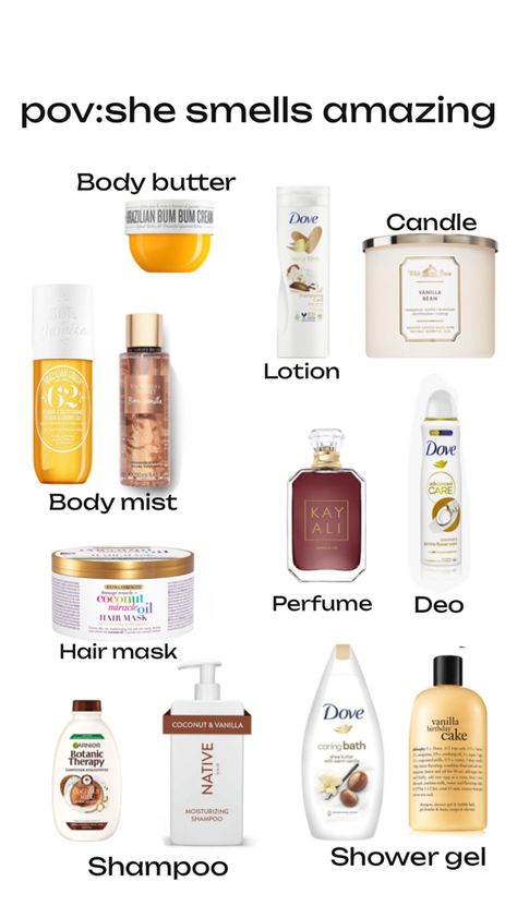 Follow for more!!! Coconut Perfume, Perfume Collection Fragrance, Face Makeup Tips, Bath And Body Works Perfume, Body Smells, Perfect Skin Care Routine, Vanilla Coconut, Top Skin Care Products, Pretty Skin Care