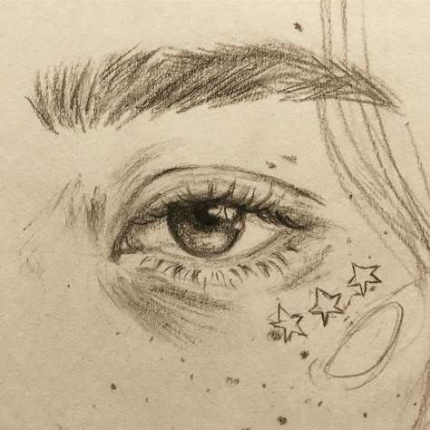 Cool Sketches Aesthetic, Cute Eye Sketch, Eye Sketch Reference, Eye Sketch Aesthetic, Aesthetic Eye Sketch, Eyes Drawing Aesthetic, Eye Drawing Aesthetic, Aesthetic Art Drawing Sketch, Art Sketches Eyes