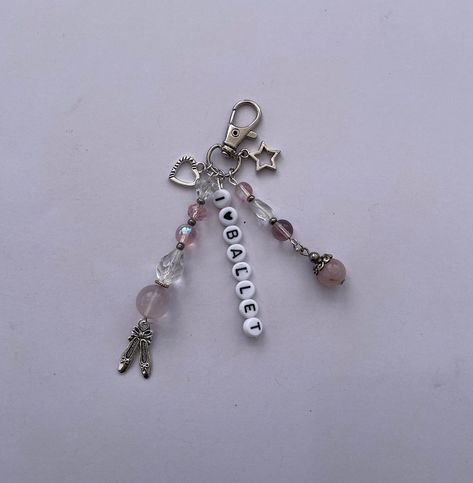 Ballet keychain / bag charm / ballet charm / ballet shoes charm/ dancer charm / gift for ballerina / I love ballet accessory by KassiaLynnCreations on Etsy Dancer Gifts Ideas, Ballet Keychain, Shoes Charm, Ballet Accessories, Ballerina Gift, Ballet Bag, Ballet Gift, Dancer Gift, Lapis Earrings