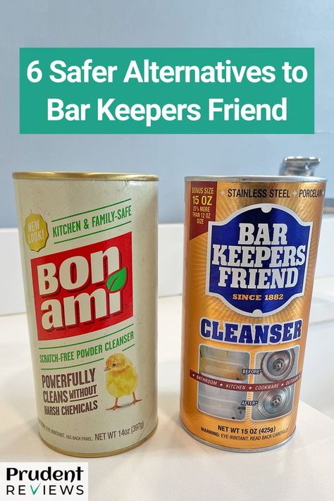 6 Safer Alternatives to Bar Keepers Friend Bon Ami, Powder Cleanser, Bar Keepers Friend, Bar Keeper, Best Bar, Best Cleaning Products, Test Results, Bathroom Outdoor, Kitchen Cookware