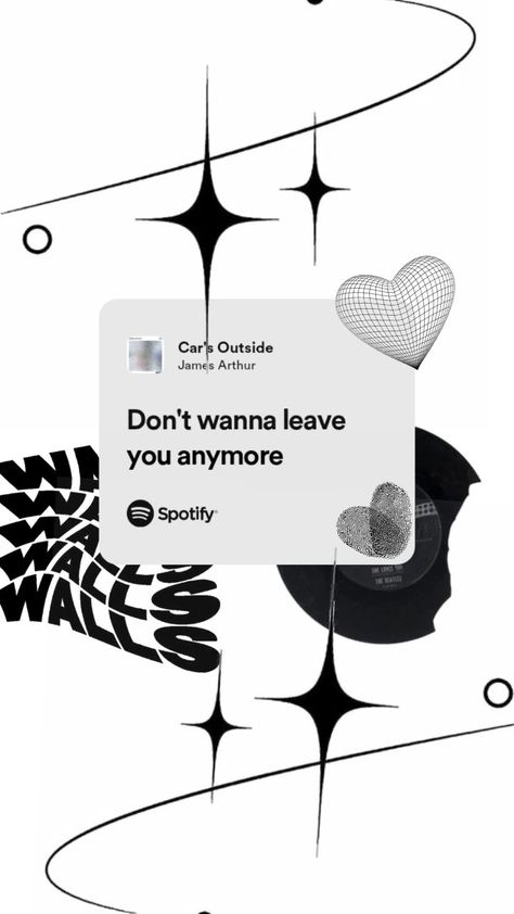 Cars Outside Spotify, Cars Outside James Arthur, Spotify Songs, Wallpaper Music, James Arthur, Wallpaper Disney, Homescreen Layout, Art Wallpaper Iphone, Pop Songs