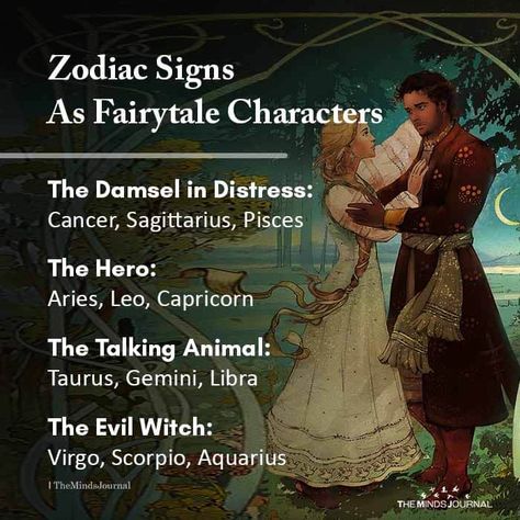 Zodiac Signs As Fairytale Characters Zodiac Signs As Disney Characters, Fairytale Characters, Zodiac Cusp, Gemini Art, College Algebra, Pisces Traits, Signs Horoscope, Zodiac Things, Sagittarius Quotes