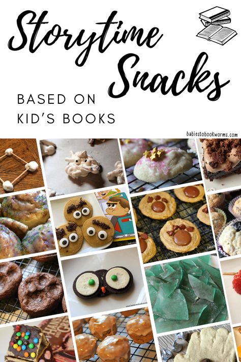 Picture Book Inspired Snacks, Edible Books Ideas, Reading Themed Snacks, Book Inspired Snacks, Food Inspired By Books, Fry Bread Book Activities, Recipes Inspired By Books, Food From Books, Literacy Snack Ideas