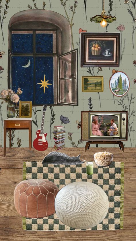 #moodboard #aesthetic #vintage #collage #fall #lanadelrey #gilmoregirls Collage Furniture, Aura Points, Xmas Collage, Home Collage, Sticker Inspo, Simple Collage, Goodnight Moon, Moodboard Aesthetic, Wallpaper Patterns