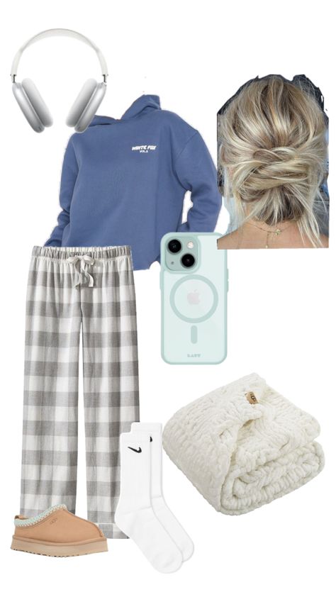 Comfy Fall Outfits Lazy Days Sweatpants, How To Style Pj Pants, Pjs Pants Outfit, School Pj Day Outfits, Cosy Outfit Aesthetic, Pijama Day At School Outfits, Pajama Day At School Outfits, Cute Outfits Sweatpants, Cute Outfits With Sweatpants