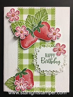 Strawberry Cards Diy, Watermelon Cards, Strawberry Cards, Fruit Cards, Asian Cards, Peaceful Moments, Hand Made Greeting Cards, Birthday Cards For Women, Patch Aplique