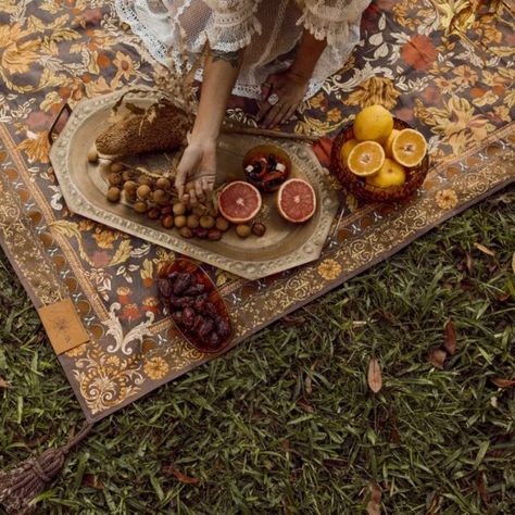 Wandering Folk, Forest Picnic, Camping Rug, Picnic Essentials, Bohemian Rugs, Canvas Wall Hanging, Picnic Set, Picnic Rug, Rustic White