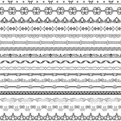 Design Horizontal Elements by barbulat Set of Design horizontal elements Key Tattoos, Doodle Pages, Tangle Pattern, Sunflower Wallpaper, Geometric Pattern Design, Bullet Journal Lettering Ideas, Borders For Paper, Doodle Designs, Mandala Design Art