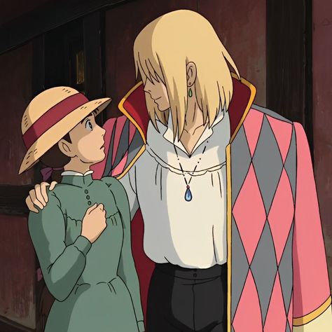 Sophie Howl's Moving Castle, Howl's Moving Castle Howl, Howls Moving Castle Art, Howl Pendragon, 하울의 움직이는 성, Howl And Sophie, Studio Ghibli Characters, Moving Wallpapers, Ghibli Artwork