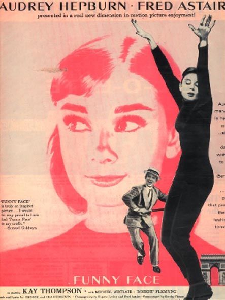 Audrey Hepburn and   Fred Astaire ~ Life Magazine April 8, 1957 Movies Theater, Hollywood Poster, Good Old Times, Movie Magazine, Fred Astaire, Funny Face, Paramount Pictures, Vintage Poster Art, Random Pics