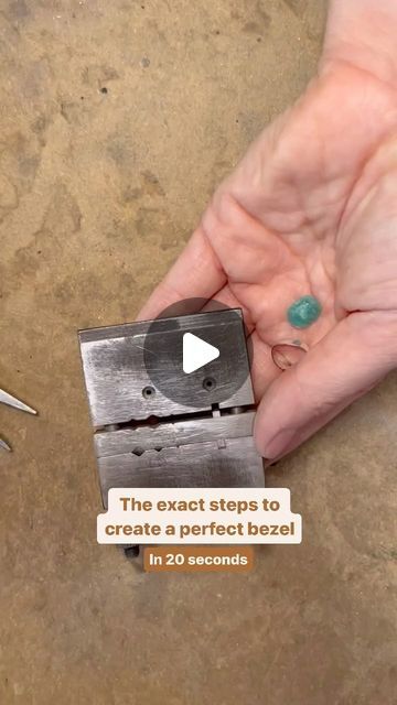 Stephanie | Ocean Inspired Jewelry | SILVERSMITH | EDUCATOR on Instagram: "If a teacher of mine had not shown me this tool, I may not have ever known that it existed✨  So naturally, as *your* teacher, it’s my turn to show you, and essentially change the way that you make bezels (provided that you’ve never met the miter jig until this moment).  Are you prepared to have your life changed?!  👉🏼BTW if you want the link to this baby, just comment FLUSH and I’ll send it to your inbox  ✨Here are a few tips to make sure that you get the most out of your miter jig:  ✧ Use a CHEAP AF file. This guy is made of steel and will wear down your expensive files like it’s *nothing*. Don’t waste your money, opt for the $5 hardware store file  ✧ Align your metal at the 90° edge in the jig. If you miss this Free Jewelry Making Projects, Soldering Techniques, Cut Coin Jewelry, Bezel Wire, Silversmithing Jewelry, Vintage Jewelry Antique, Ocean Inspired Jewelry, Goddess Jewelry, Handmade Sterling Silver Rings