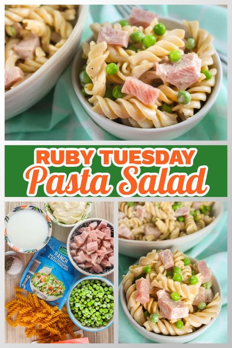 Copycat Ruby Tuesday Pasta Salad Recipe Ruby Tuesday Ranch Dressing Recipe, Ruby Tuesday Salad Bar, Copycat Ruby Tuesday Pasta Salad, Ruby Tuesday Pasta Salad, Jason’s Deli Pasta Salad Recipe, Ruby Tuesday Recipes, Rotini Pasta Recipes, Jimmy John’s Pesto Pasta Salad Recipe, Ranch Salad Dressing