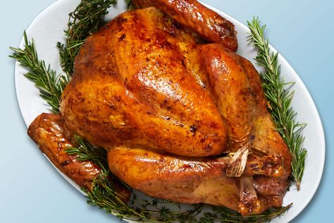 Share me on Pinterest Carving A Turkey, Cranberry Compote, Roast Turkey Recipes, Small Microwave, Roast Turkey, Turkey Gravy, Turkey Recipe, Dessert Dishes, Herb Butter