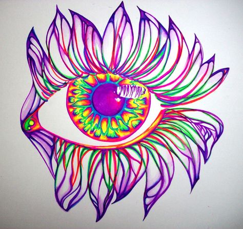 WIP( Gel pens) by nicostars on DeviantArt Neon Gel Pen Art, Gel Pen Art Ideas, Highliter Drawing, Pen Art Ideas, Gel Pen Drawings, Trippy Abstract, Gel Pen Art, Art Splash, Chicano Lettering