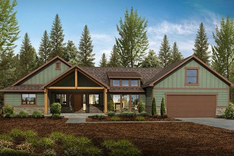 Builder-Friendly House Plans and Home Designs Houseplans Blog - Houseplans.com Garage Extension, Building Stairs, Open Concept Floor Plans, Craftsman Style House, Mountain House Plans, Craftsman Style Homes, Craftsman Style House Plans, Craftsman House Plans, Mountain Homes