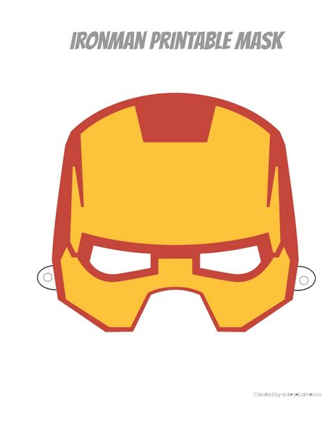 Superman Template, Superhero Printables Free, Superhero Mask Template, Ironman Mask, Superhero Printables, Iron Man Mask, Superhero Mask, Printable Masks, Avengers Party