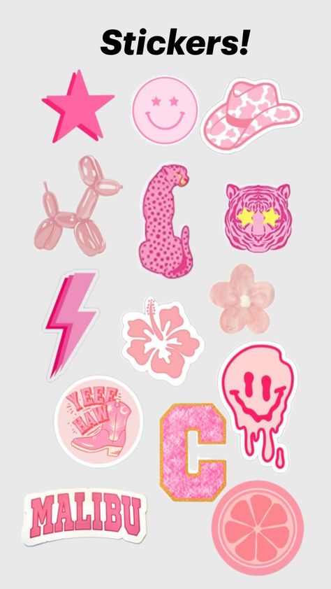 #cutouts #stickers Preppy Stickers Printable, Senior Jeans, Cute Diary, Sticker Design Inspiration, Preppy Stickers, Sketch Notes, Book Art Diy, Slumber Parties, Cute Art Styles