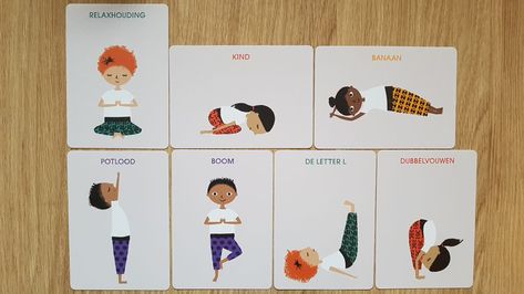 little yoga kaarten voor kinderen Story Stones, Playing Cards, Rust, Polaroid Film, Yoga