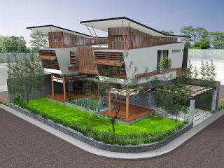 Transformation of Traditional Houses "Nias Houses" - Tropical Architecture Modern Tropical Architecture Design, Tropical Architecture Design Concept, Modern Tropical Architecture, Tropical Building, Tropical Contemporary House, Tropical House Exterior, Joglo Modern, Tropical Architecture Design, Bioclimatic Architecture