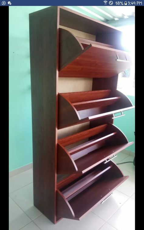 Chappal Stand Ideas, Chappal Stand, Wardrobe Laminate, Laminate Design, Wardrobe Laminate Design, Dubai Gold Jewelry, Diy Shoe Storage, Bookcase Diy, Diy Shoe