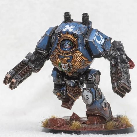 Space Marine Dreadnought, Contemptor Dreadnought, Warhammer Marine, Sci Fi Miniatures, Warhammer 40k Figures, Warhammer Figures, Warhammer Paint, Warhammer Aos, Warhammer 40k Art