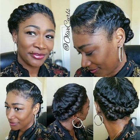 Simple but so cute Twist Pony, Flat Twist Hairstyles, Protective Hairstyles For Natural Hair, Twist Bun, Natural Hair Twists, Girls Natural Hairstyles, Pelo Afro, Flat Twist, Natural Hair Updo