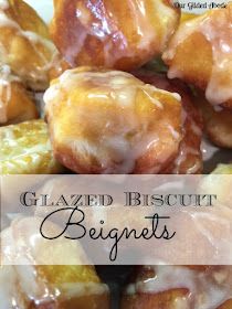 Glazed Beignets, Glazed Biscuits, Biscuit Beignets, Canned Biscuit Donuts, Fried Biscuits, Instant Breakfast Recipe, Biscuit Donuts, Beignet Recipe, Fried Donuts