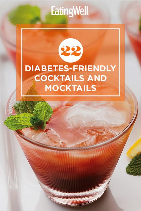 Cocktails For Diabetics, Alcoholic Drinks For Diabetics, Low Sugar Drinks, Fresh Drink, Cocktails And Mocktails, Sugar Free Drinks, Alcholic Drinks, Mocktail Recipes, Cocktail And Mocktail