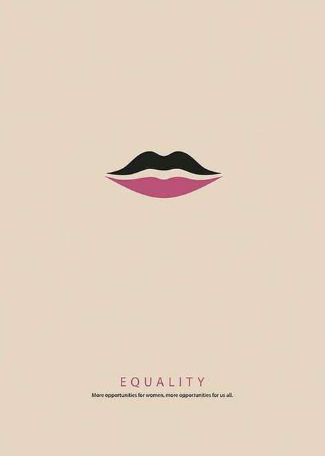 Gender Equality Poster | my poster designs | Pinterest | Equality ... Totti Mane, Gender Equality Poster, Social Awareness Posters, Awareness Poster, Gender Inequality, Publicidad Creativa, Social Awareness, Intersectional Feminism, Gender Equality