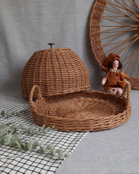 Willow Weaving, Bread Box, Basket Tray, Bread Basket, French Bread, Pdf Patterns, Wicker Chair, Picnic Basket, Crochet Bag